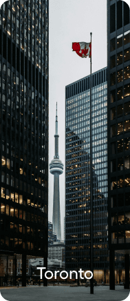 Toronto city skyline